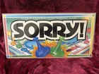Vintage 1992 SORRY! Board Game Parker Brothers ~ New/Factory Sealed