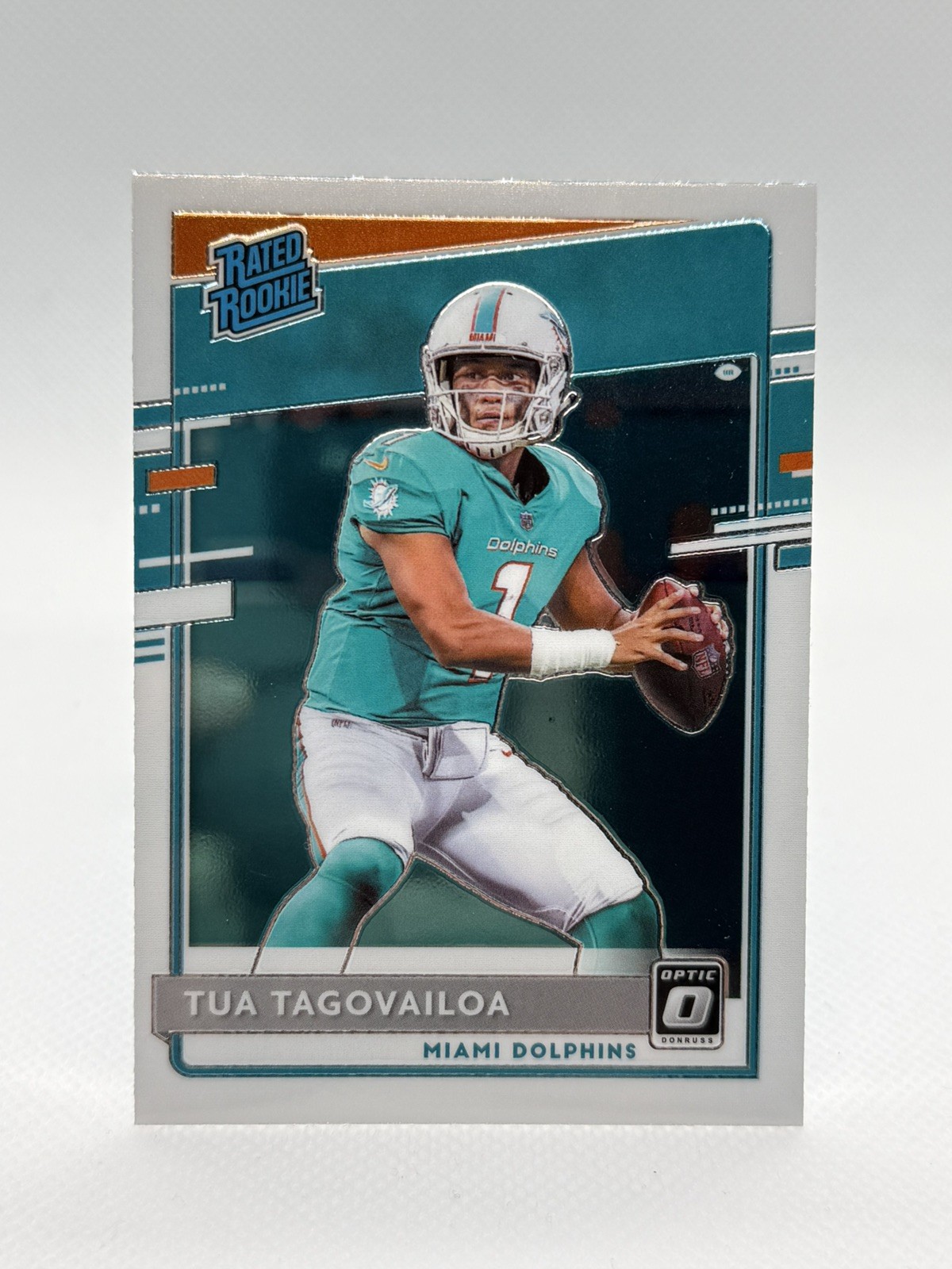 Tua Tagovailoa 2020 Panini Donruss Optic Rated Rookie #152 - Miami Dolphins RC