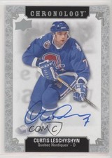 2018-19 Upper Deck Chronology Franchise History Curtis Leschyshyn Auto 0g60