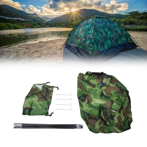 Anti UV beschichtetes tragbares Zelt für 2 Personen perfekt für Outdoor-Expedi - Bild 17 von 48
