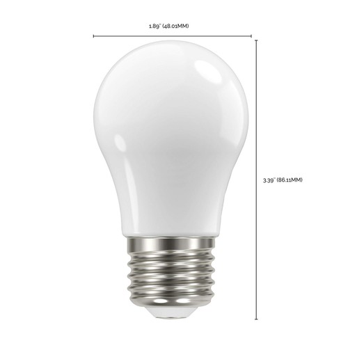 Satco S12404, Soft White, 2700K, Medium Base, 90 CRI, 120 Volt, 5 Watt LED... - Picture 6 of 6