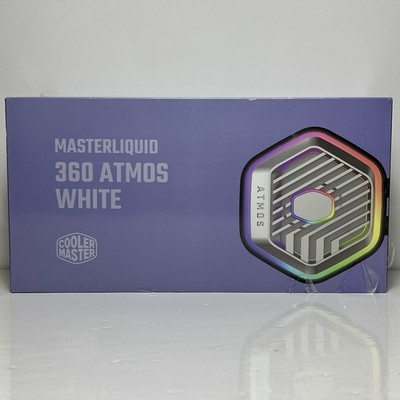 Cooler Master MasterLiquid 360 Atmos White 360mm AIO CPU Cooler RGB New
