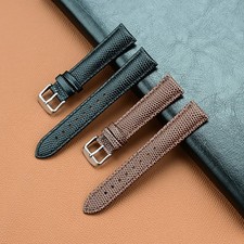 18/19/20/21/22MM Lizard Pattern Leather Watch Band Men Leather Watch Strap