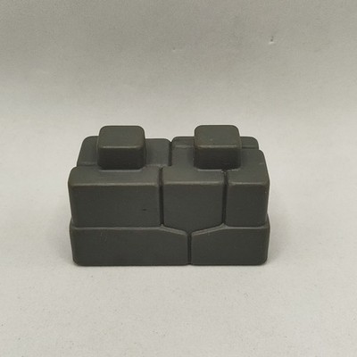 Crossbows & Catapults 1983 Battle Game Replacement Parts Wall Block Gray Stone