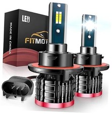 H13/9008 Light Bulbs,80W 16000 Lumens Bright,6500K Cool White Fog Light