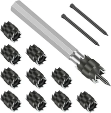 EEEKit 13PCS Rotary Spot Weld Cutter 3/8", HSS Removal Tool, 13pcs 