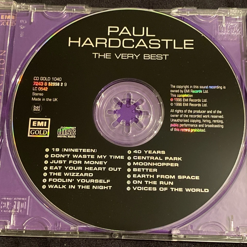 CD Paul Hardcastle – The Very Best - 14 Greatest Hits 1996 - UK press - mint- - Bild 3 von 4