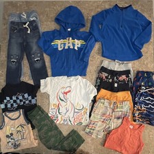 GAP Boys 5 Years Clothes Lot of 16- Full Zip Jacket Shirt Sweatpants Shorts Dino
