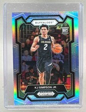 KJ Simpson Jr 2024 Panini Prizm Draft Picks #93 Silver Rookie RC