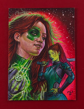 2022 Typhoon Mash-Up Jessica Cruz Gamora 1/1 Sketch Card Franklim Teixeira