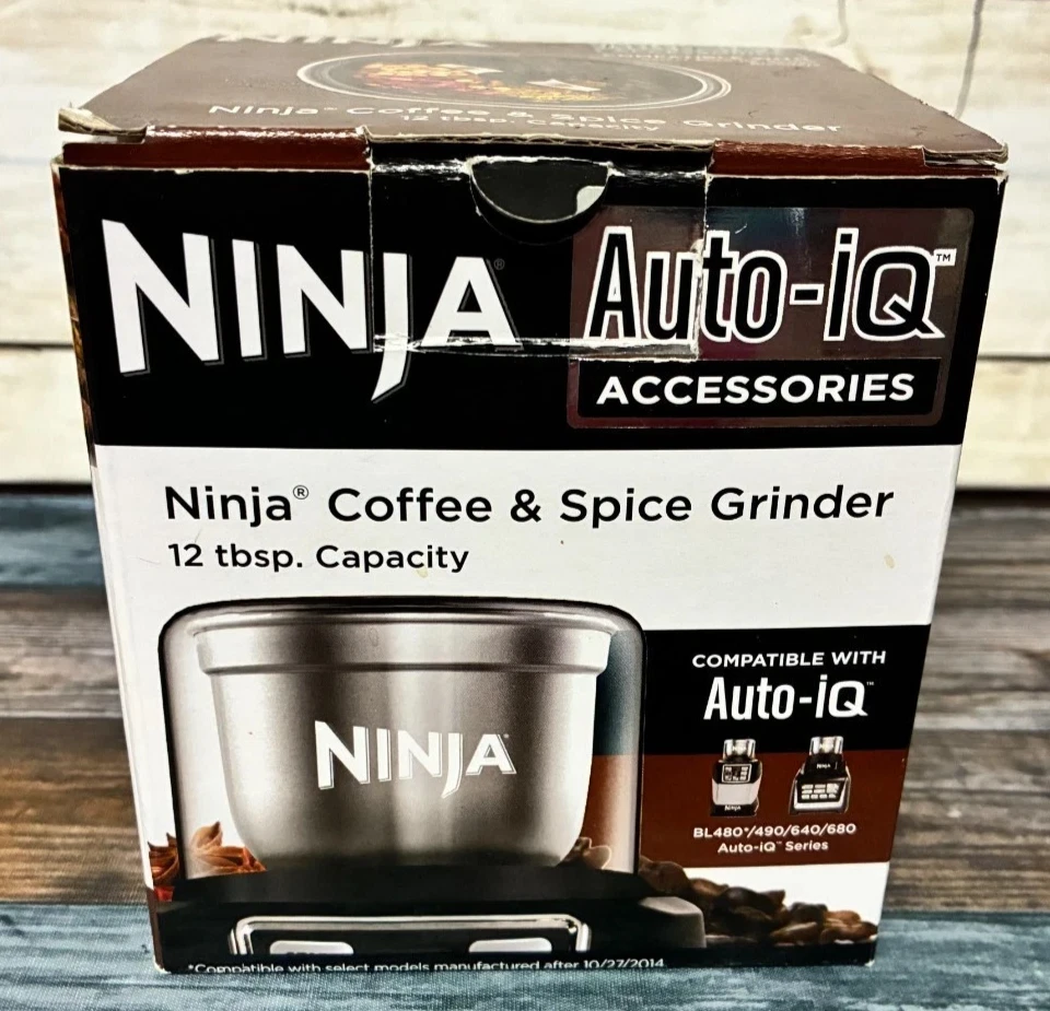 Ninja Coffee & Spice Grinder Auto-iQ Accessories - NEW IN BOX - BL490/640/680