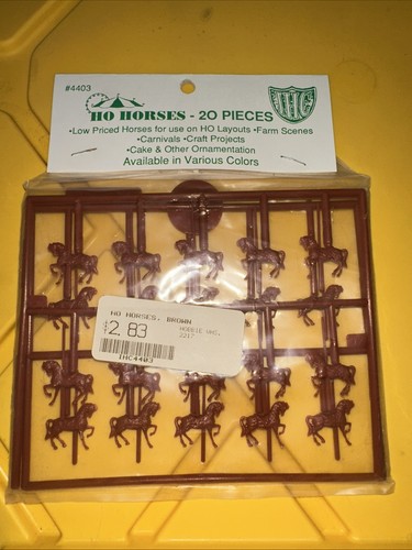 Caballos International Hobby Corp IHC #4403 HO - marrón (paquete de 20) | Zustand: New