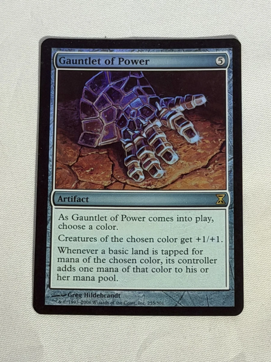 Artifact Foil Magic: The Gathering Trading Card Games Time Spiral