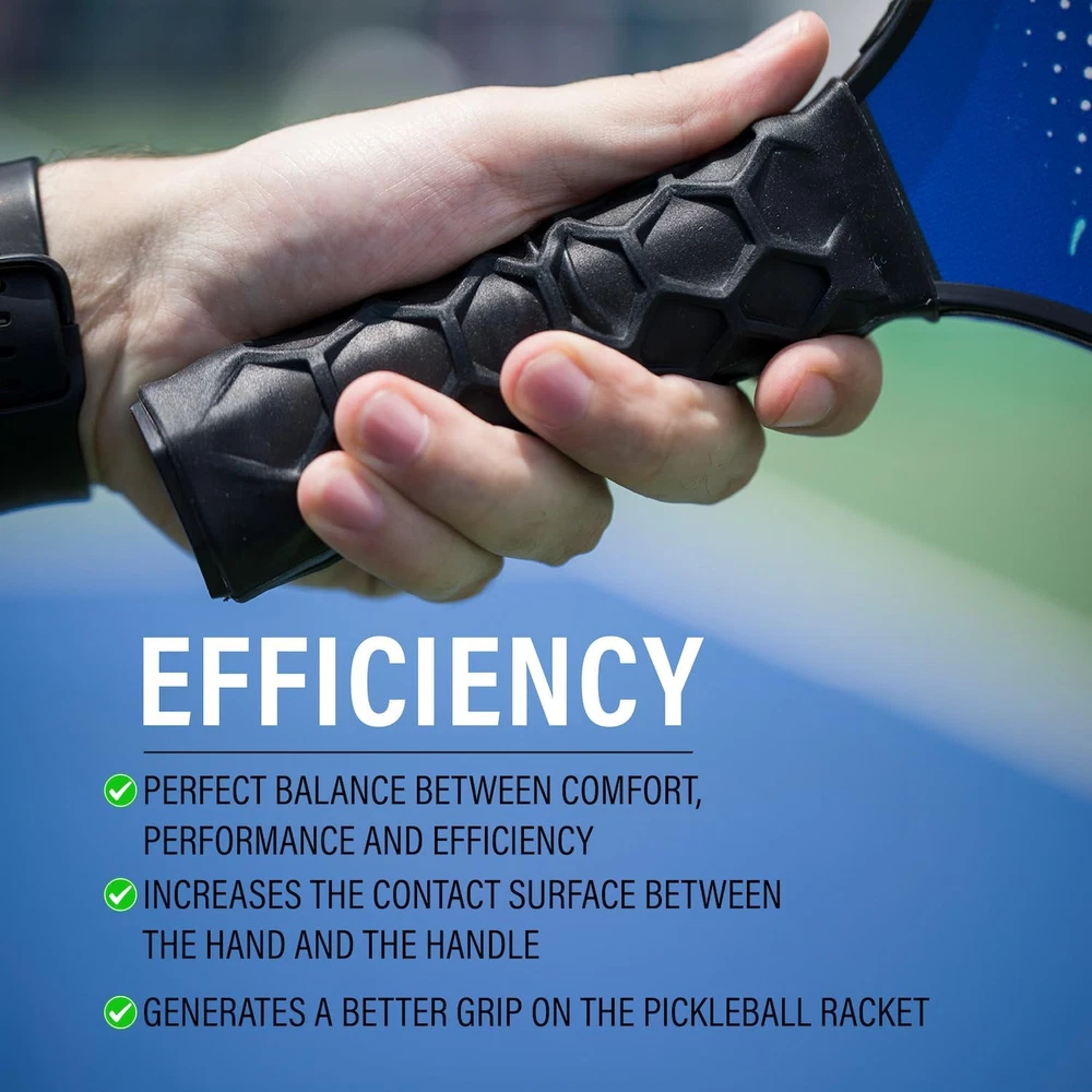 Pickleball Paddle Grip - Overgrip - Comfortable Black