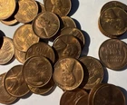 1946-S 1C RD BU Lincoln Wheat Cent - Partial Roll - (35 coins)- #32