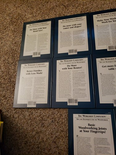 Lot Of 10 HC Workshop Companion Woodworking Manuals Rodale Nick Engler - Foto 7 di 24