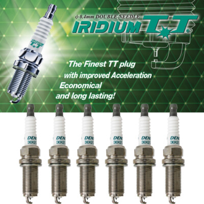 Genuine DENSO Iridium TT Spark Plug IKH20TT/ 4704 Set of 6