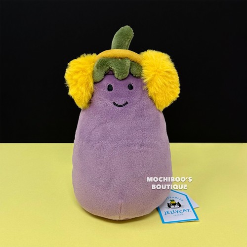 Jellycat TOASTIE VIVACIOUS EGGPLANT Soft Plush Toy NWT CUTE Stuffed