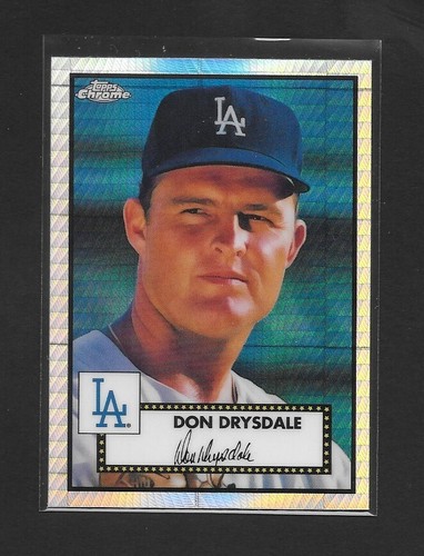 DON DRYSDALE 2021 Topps Chrome Platinum #339 💎 PRIZM 💎 REFRACTOR Dodgers