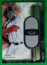 Rusney Gastillo 2016 Topps Tier One #T1DR-RGS Dual Jersey Relic #d 47/50 Red Sox