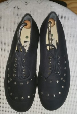 Bama Halbschuhe Herrenschuhe Schwarz  Gr. 42 UK 7,5, Echtleder