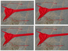 2 PAIR PURE COTTON RED LANGOTA / LANGOTI MEN/WOMEN UNDERWEAR TRADITIONAL SPORT