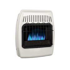 10000 Btu Dual Fuel Vent Free Convection Thermostat Wall Heater Cabin Warmer