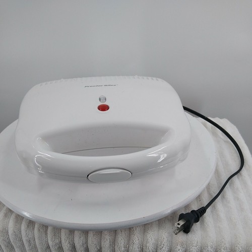 PROCTOR SILEX BELGIUM WAFFLE MAKER Makes 2 – 4 ½ inch waffles MODEL 26008Y
