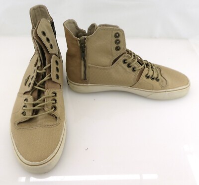 Creative Recreation Shoes Profaci High Top Khaki/Beige Sneaker Mismatched 9/8
