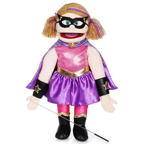 25" Superhero, Peach Girl, Full Body, Ventriloquist Style Puppet eBay