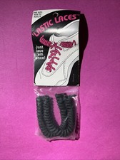 Vintage Shoes Lastic Laces Made in USA No Tie Sneaker Shoe Laces 1990s