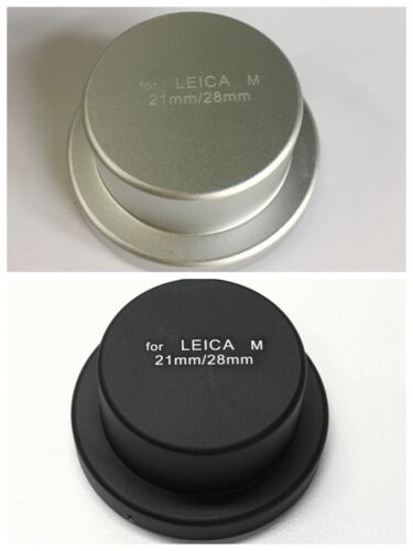 Metal Rear Lens Cap for Leica 21mm 28mm Elmarit M 28/2.8 Super Angulon 21/3.4 - Afbeelding 1 van 9