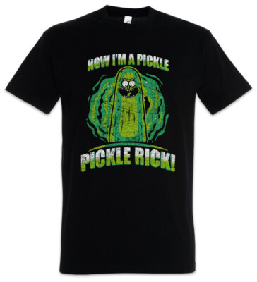 Pickle Rick Herren T-Shirt Rick Sanchez Beth Smith Jerry Morty Gurke TV Fun Spaß