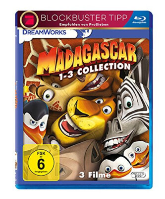 Madagascar 1-3  [Blu-ray]