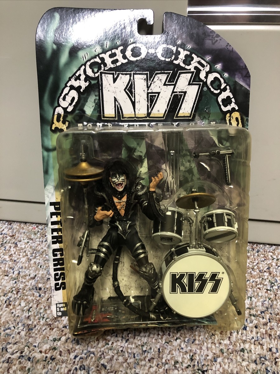 Kiss Peter Criss Psycho circus tour edition action figure 1998 NIB
