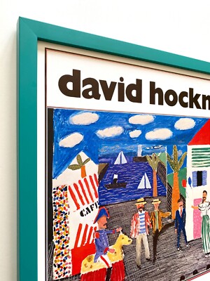 DAVID HOCKNEY RARE 1981 POP ART LITHOGRAPH PRINT FRAMED