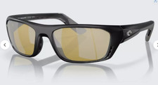 NEW Costa Del Mar Whitetip PRO Black Sunrise Silver Mirror Polarized Glass 580G