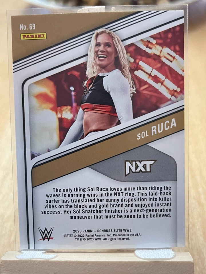 SOL RUCA Rookie 2023 Panini WWE Donruss Elite - Image 2 of 2