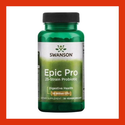 SWANSON Epic Pro 25 Stamm Strain Probiotic Probiotikum Acidophilus Kapseln DHL
