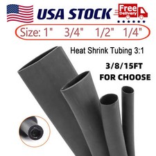 Waterproof Heat Shrink Tubing 3:1 Marine Grade Wire Wrap Adhesive Glue Lined