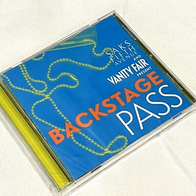 Saks Fifth Avenue Und Vanity Fair Geschenk Backstage Pass CD 2001 Rod Stewart
