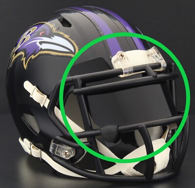 EYE SHIELD / VISOR  ONLY! for BALTIMORE RAVENS Mini Football Helmet