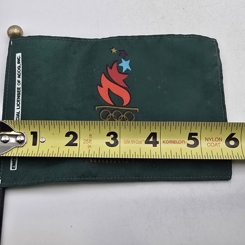 Juegos Olímpicos de Estados Unidos Atlanta 1996 Pequeña Bandera Emerson De Colección Portátil Mancha Menor - Imagen 8 de 8