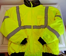 Protective Industrial Products 2X Mens Coat 300 D Poly/PV Coated Type R Class 3