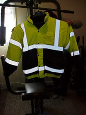 UTILITY PRO HI VIS REFLECTIVE LINED JACKET MENS SIZE 2XLT