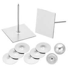 300Pcs Self Stick Insulation Pins 2-1/2Inch, 1.5 Inch Self Locking Washers round