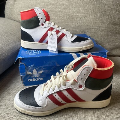 NIB Adidas Top Ten RB GV6628 White/Red/Black Size 11.5 Men display picture 1