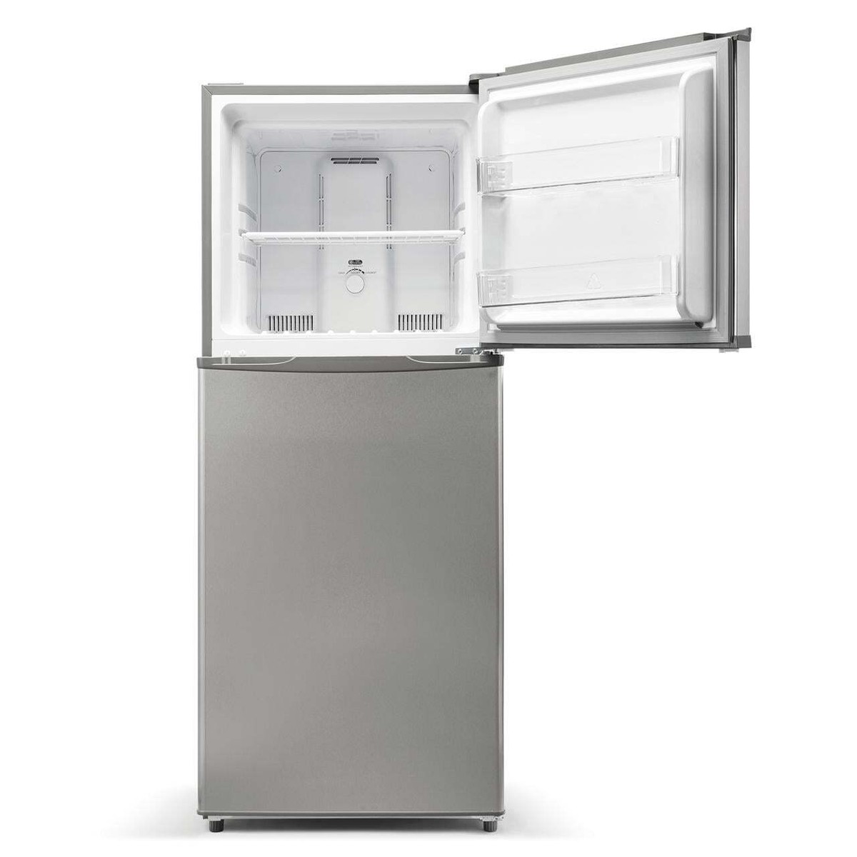 Faberware 10.1 Cu Ft Top Mount Double Door Refrigerator Silver NEW