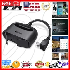 Certified Waterproof Outdoor Wi-Fi Smart Plug for Effortless Control