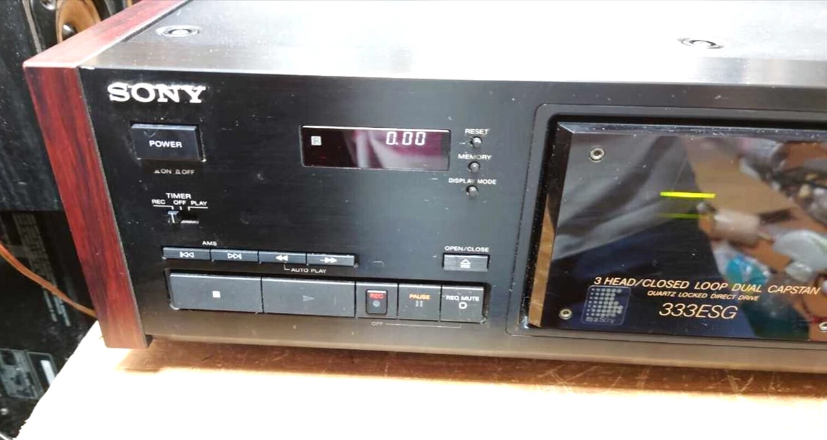 Junk Not Working Sony TC-K333ESG 3 Head Cassette Tape Deck